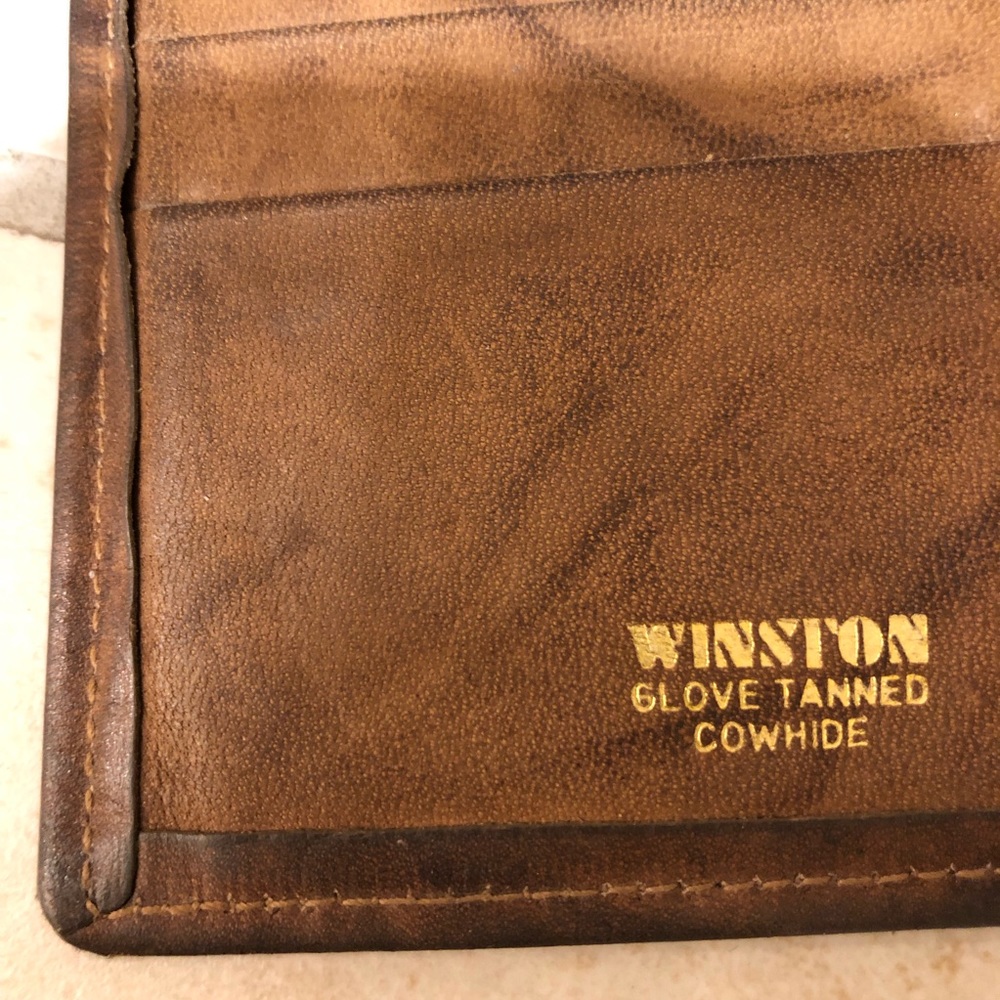 Winston cowhide leather new